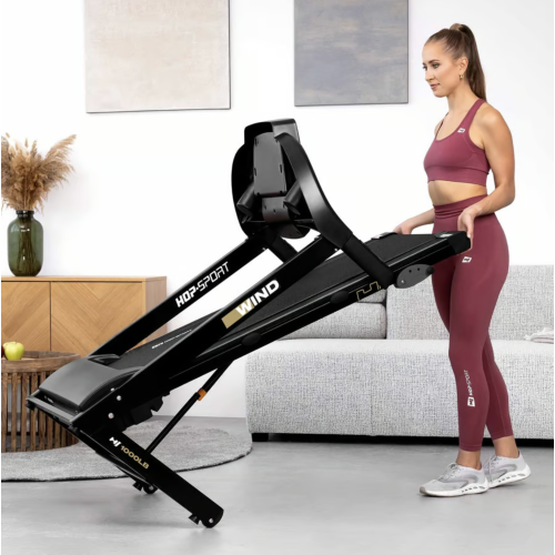 Беговая дорожка  Hop-Sport HS-1000LB Wind Grey - фото №3